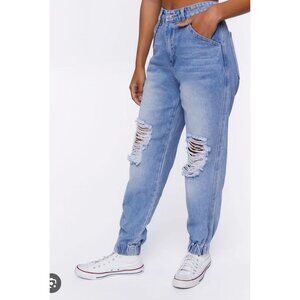 Forever 21 Distressed Jeans Jogger Style 29